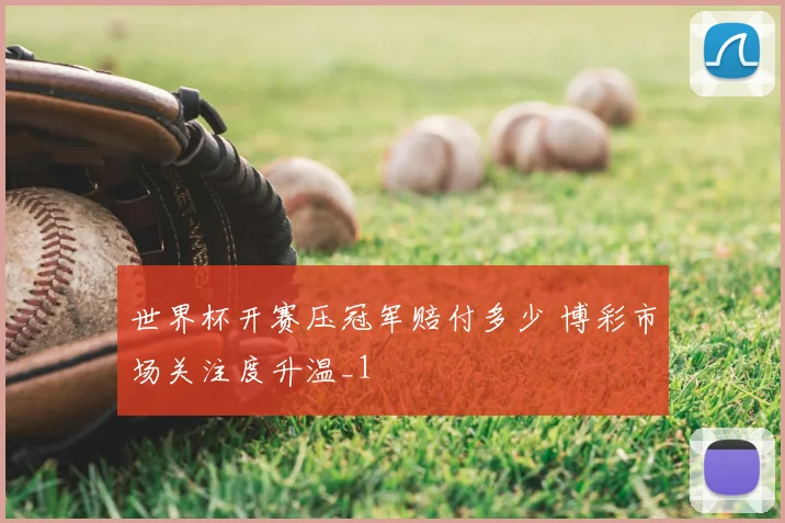 世界杯开赛压冠军赔付多少 博彩市场关注度升温_1