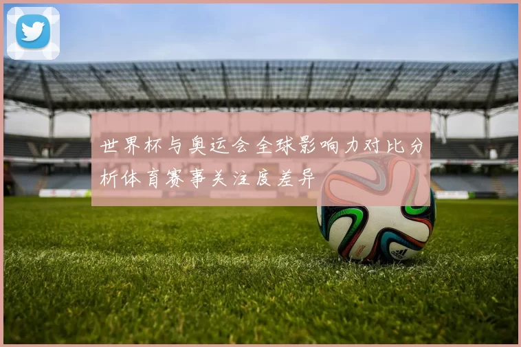世界杯与奥运会全球影响力对比分析体育赛事关注度差异
