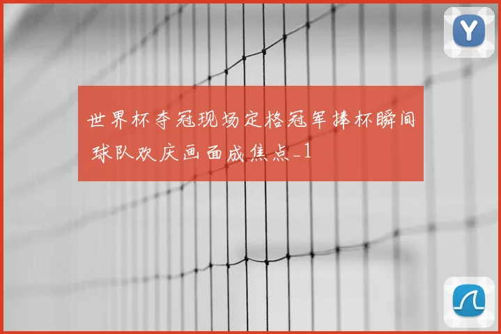 世界杯夺冠现场定格冠军捧杯瞬间 球队欢庆画面成焦点_1